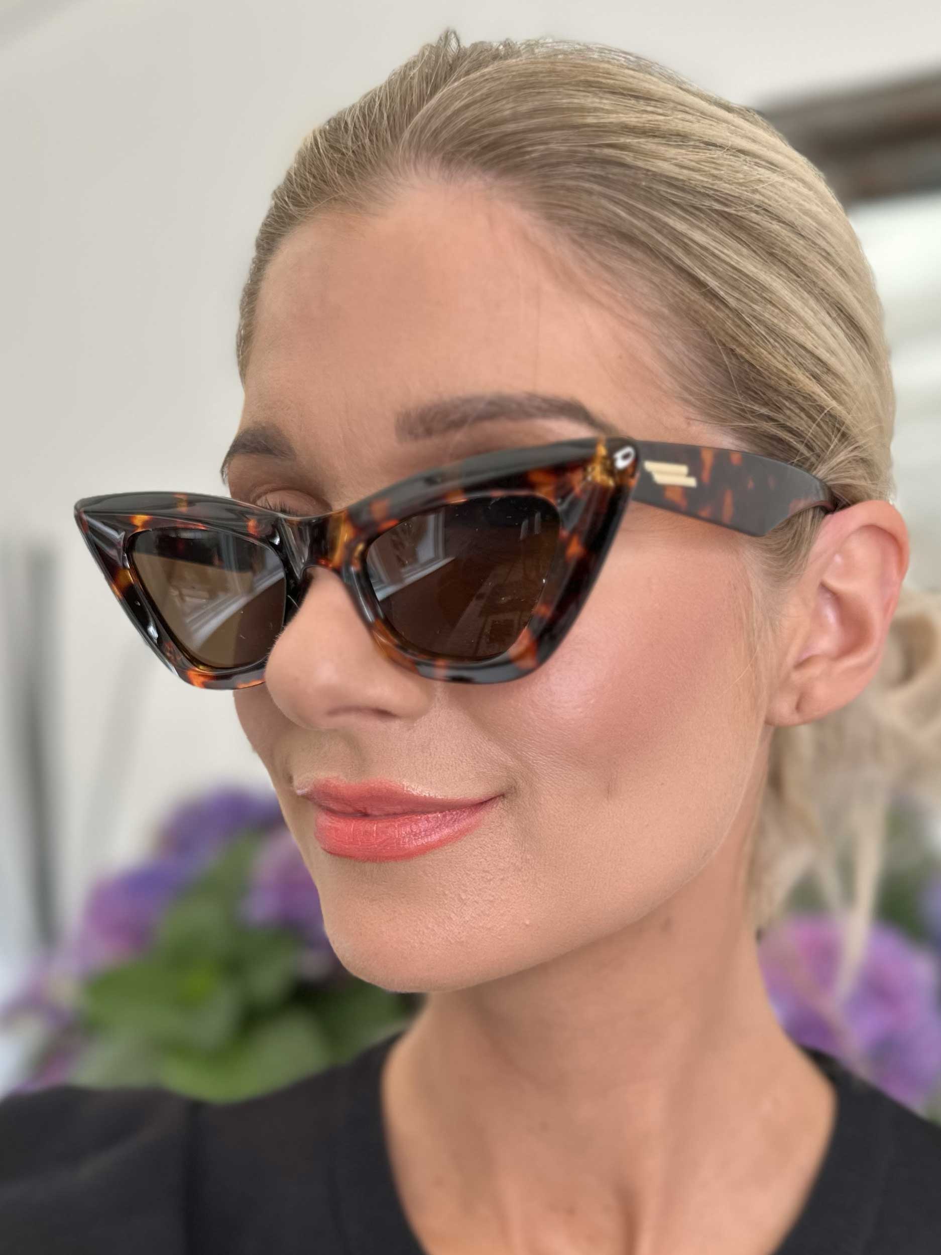 Savannah - Smalle solbriller med cat eye